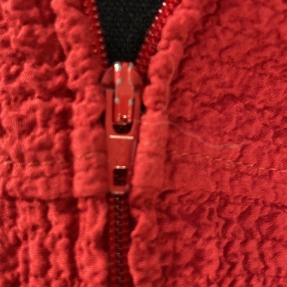 ORVIS VINTAGE 1990s Crinkle
Waffle Crepe Zip‎ Up Jacket Sz S - Picture 7 of 10